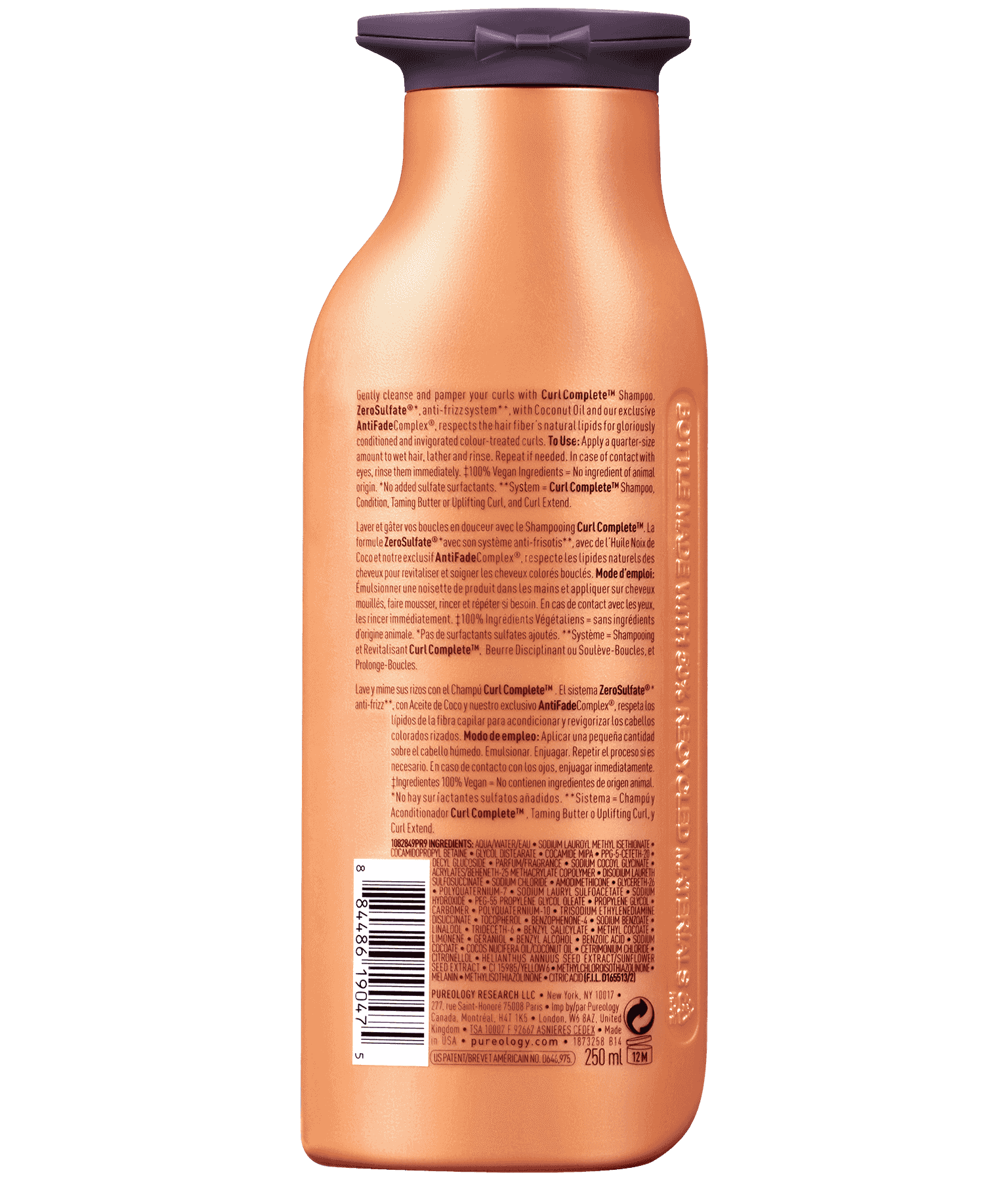 Curl Complete Moisturizing Hair Shampoo Ingredients